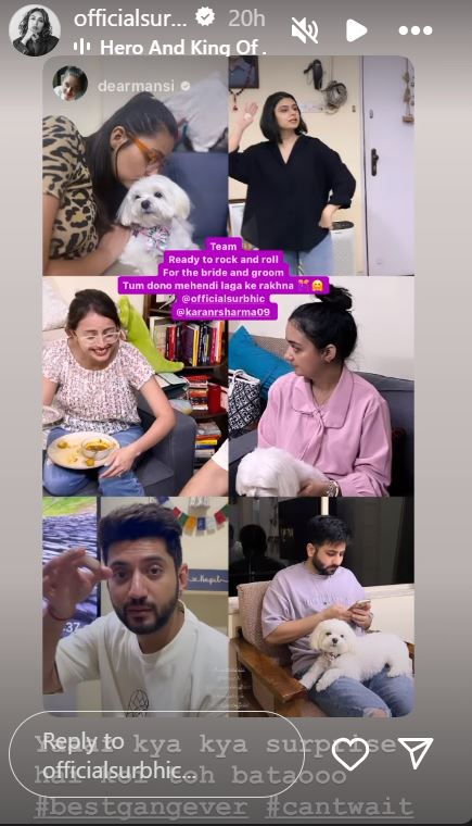 surbhi Chandna mehendi